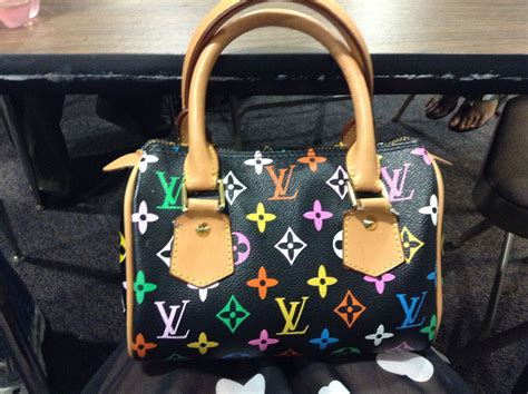 colourful louis vuitton rainbow bag|authentic louis vuitton monogram bag.